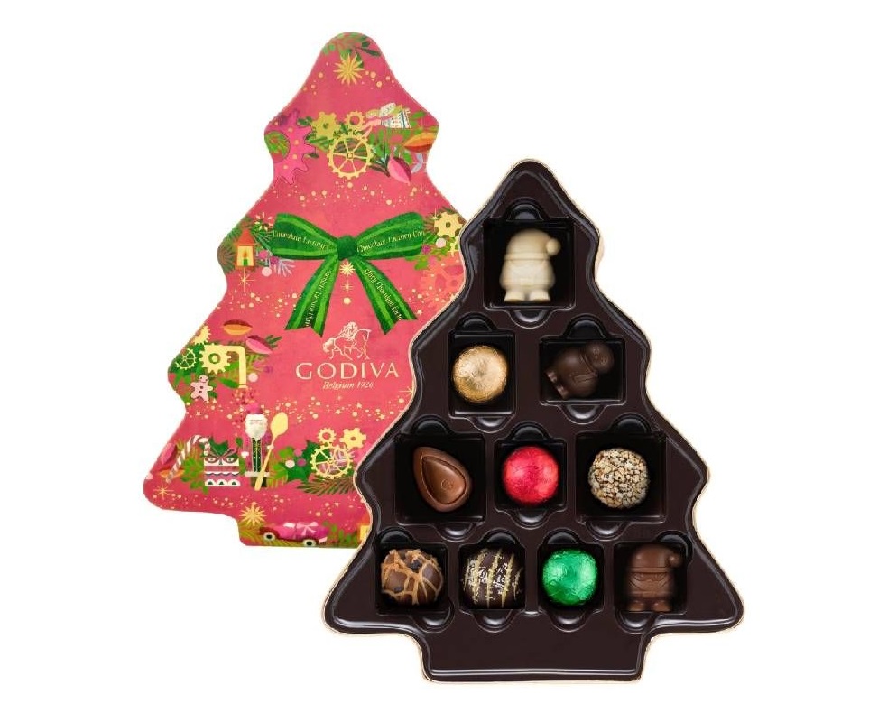 聖誕樹型巧克力禮盒 10顆裝